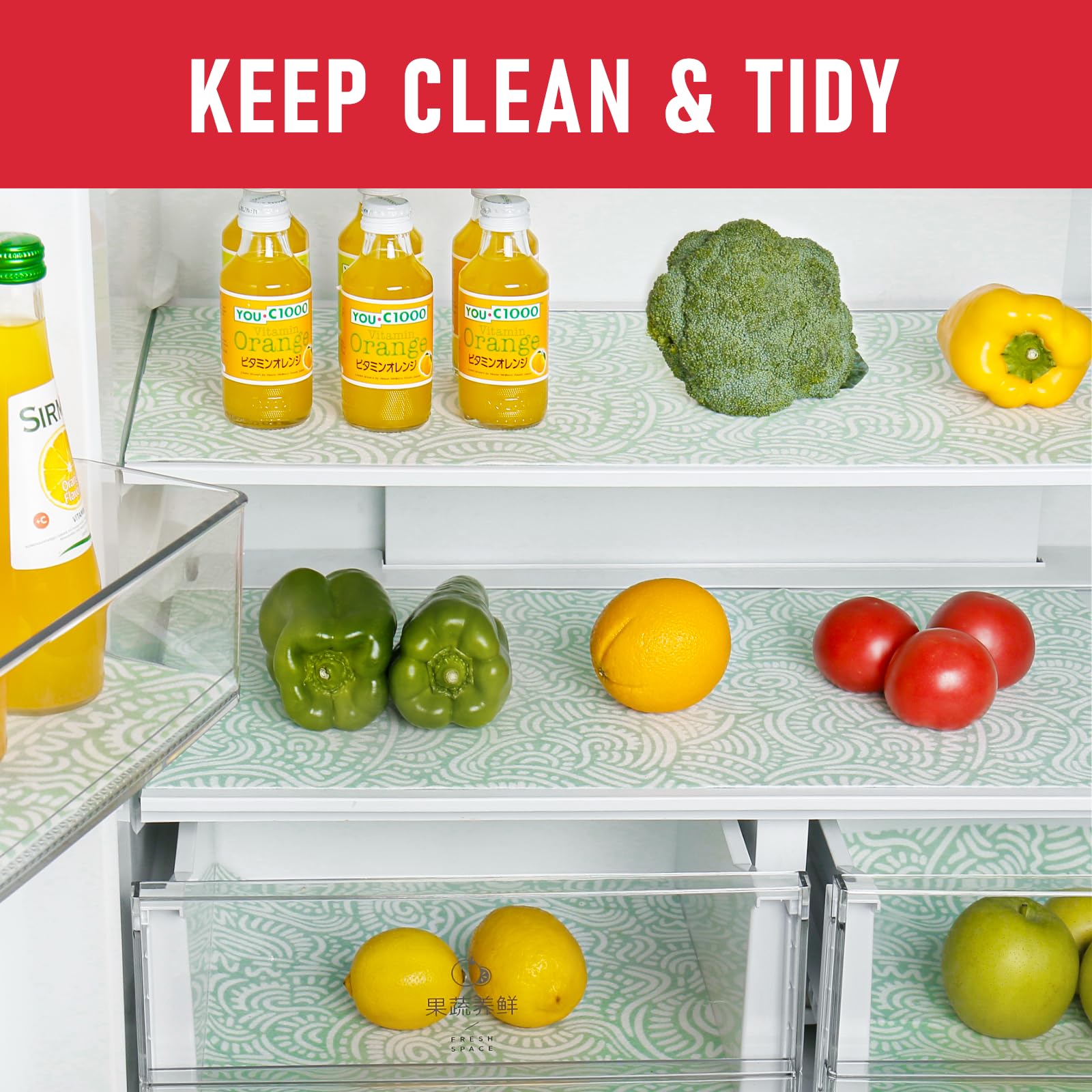 Cooyes forros cajones refrigerador absorben humedad para verduras.