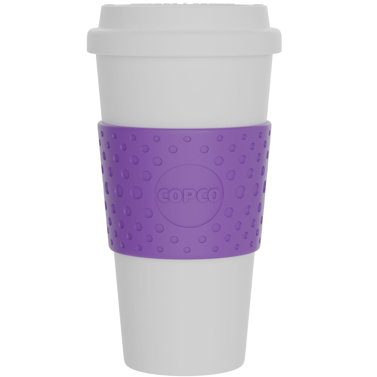 Taza Copco Acadia frente, ideal para llevar café al trabajo