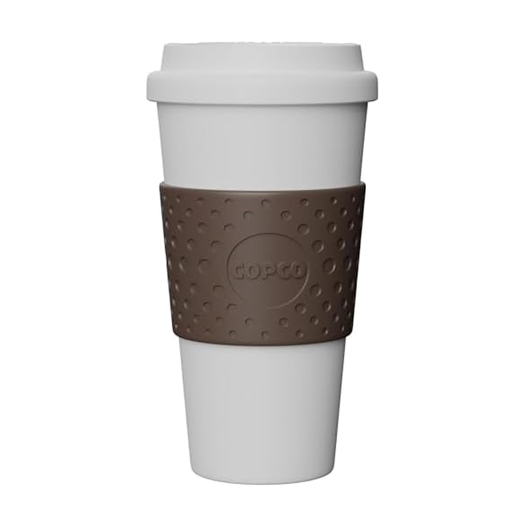 Copco Acadia: taza para llevar de 16 oz con tapa a prueba de derrames, perfecta para café.