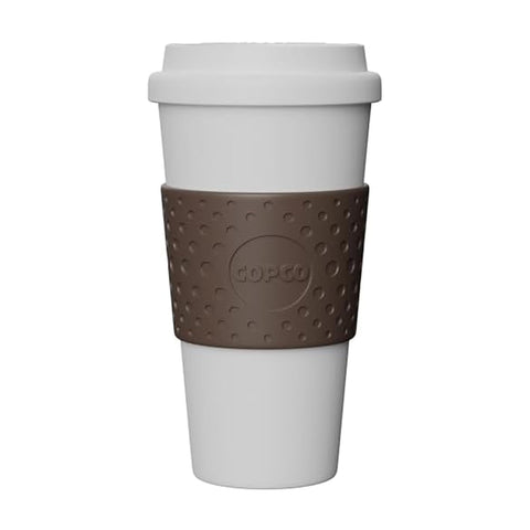 Copco Acadia: taza para llevar de 16 oz con tapa a prueba de derrames, perfecta para café.