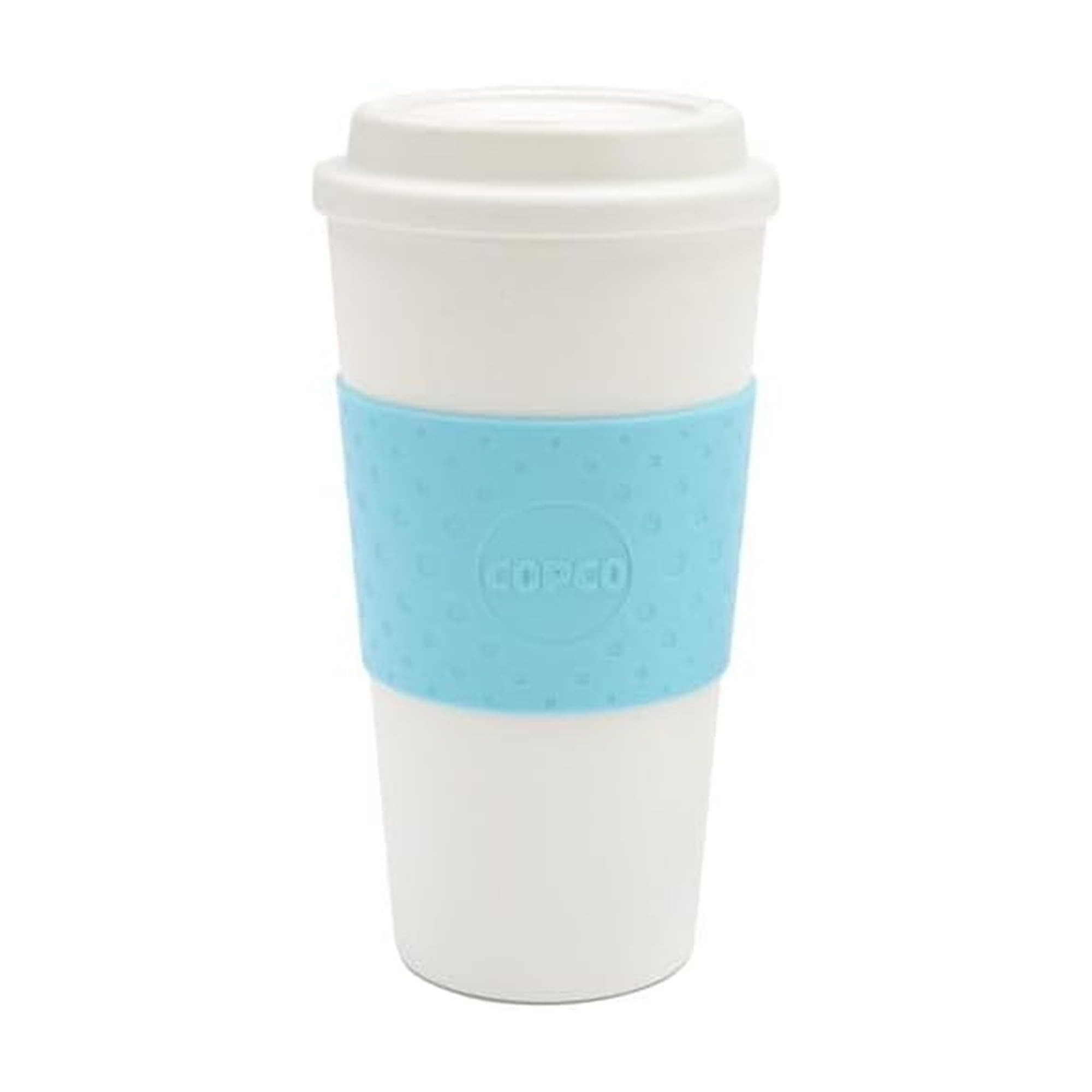 Copco Acadia, taza de viaje azul, mantiene bebidas calientes o frías por más tiempo.