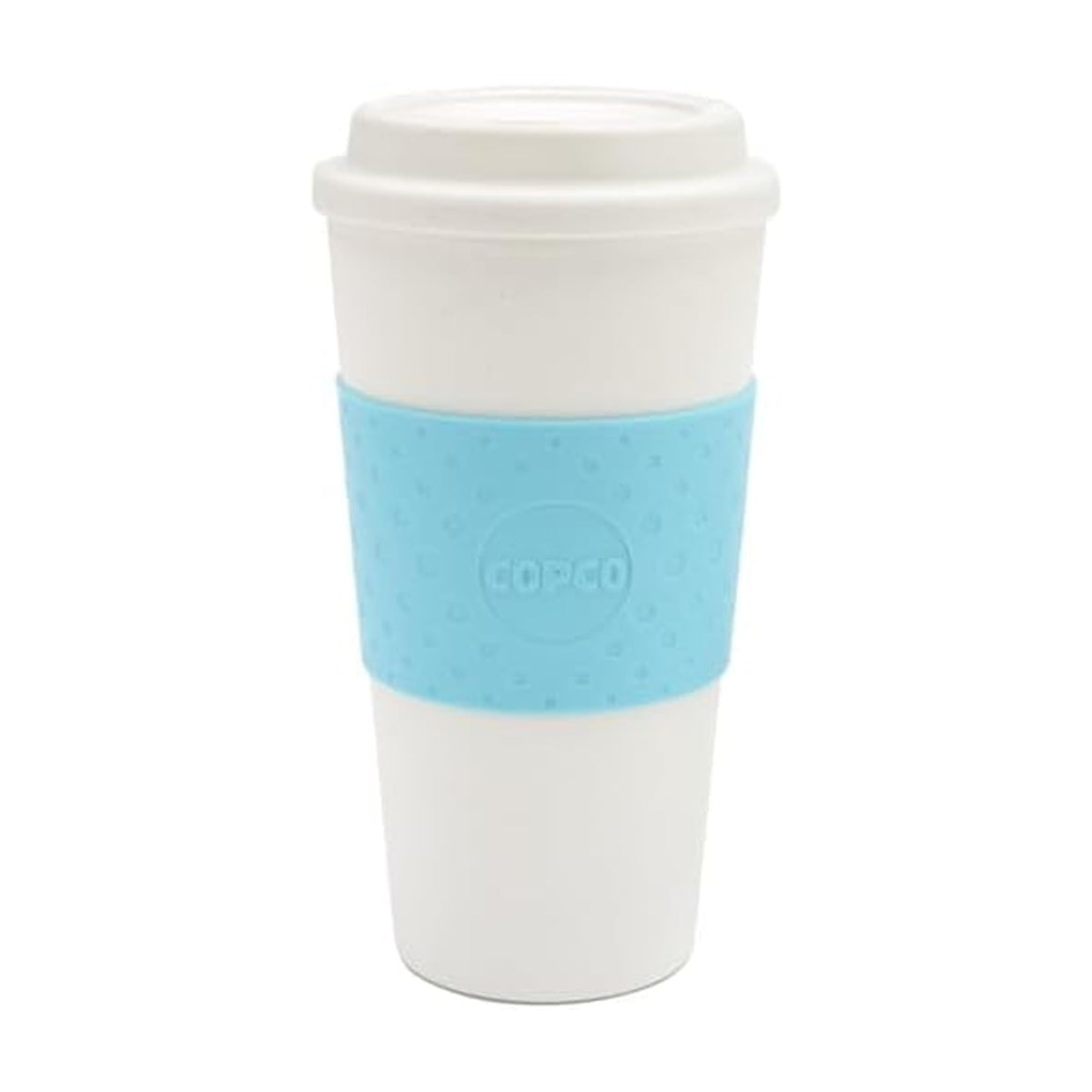 Copco Acadia, taza de viaje azul, mantiene bebidas calientes o frías por más tiempo.