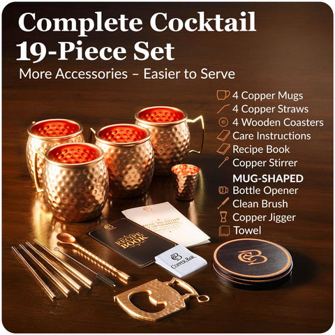 Copper-Bar copa de cobre lacado con brillo duradero y limpieza sencilla