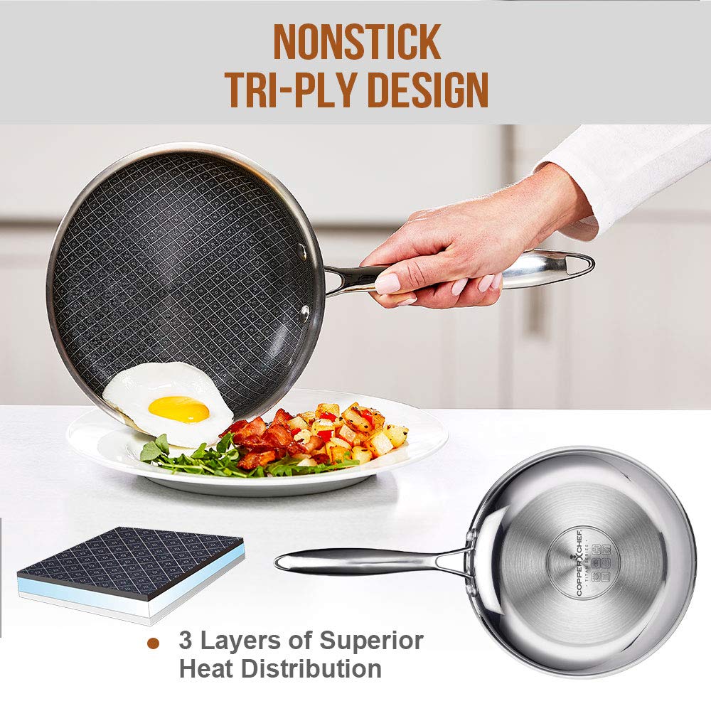 Copper Chef Titan Fry: cuchillo santoku 5,5 pulgadas para cortes precisos.