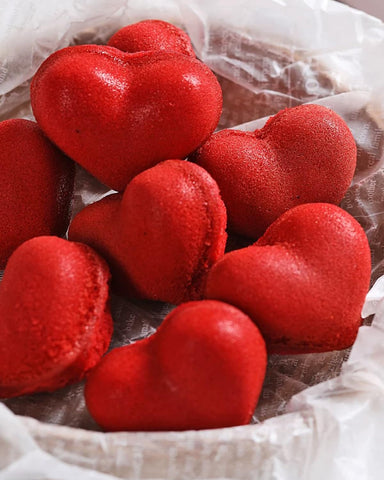 Molde corazón rosa Copzievkae, lavavajillas compatible y fácil de limpiar.