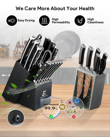 Cuchillo chef CoquusAid 8 pulgadas con filo preciso para carnes.
