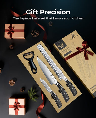Patrón láser damascena CoquusAid Esencial aporta diseño elegante para la cocina.
