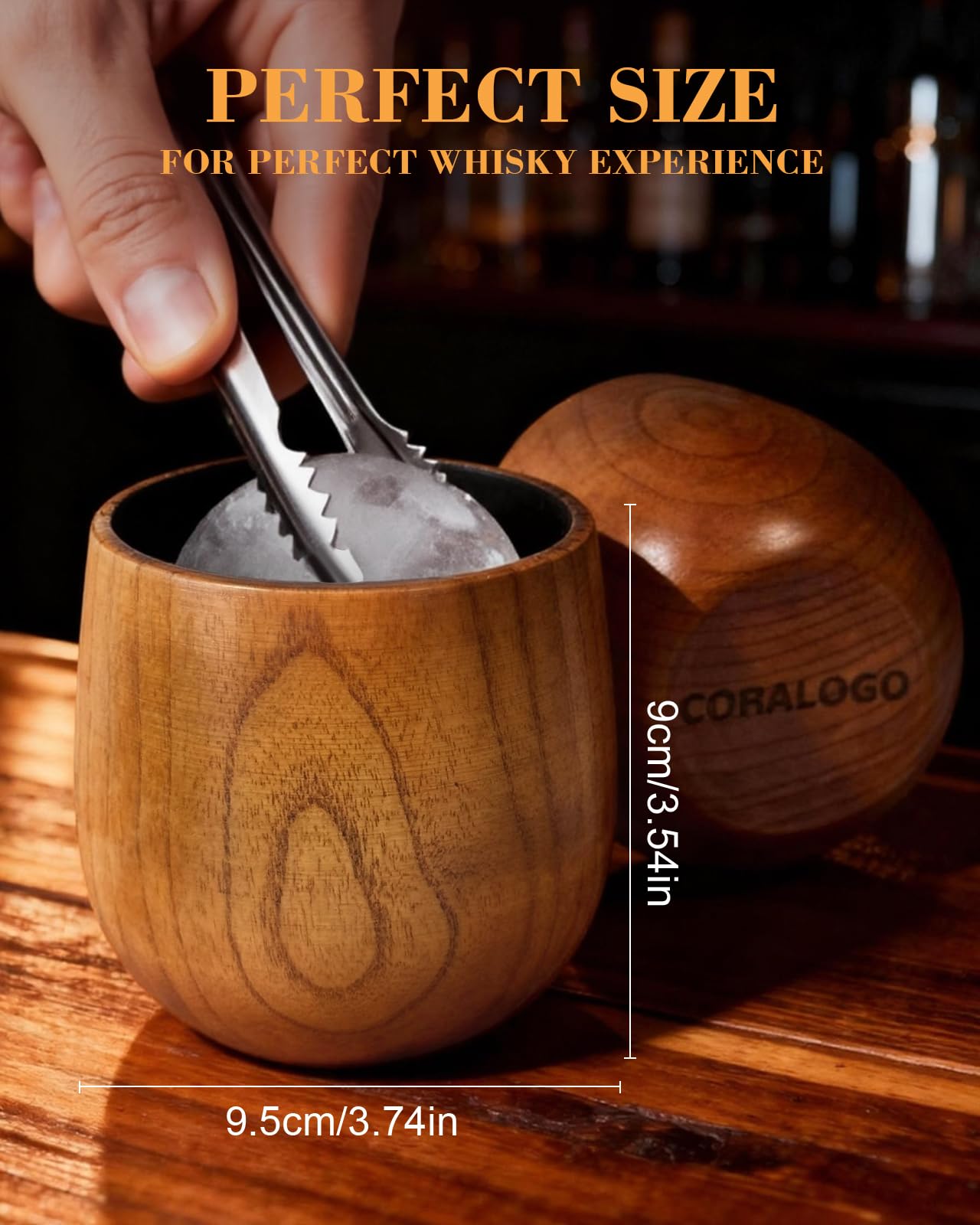 Coralogo caja-regalo estilo barril realza la experiencia de regalo.