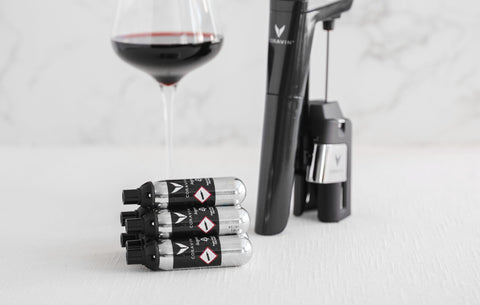 CORAVIN cápsulas de argón puro para conservar el vino entre catas
