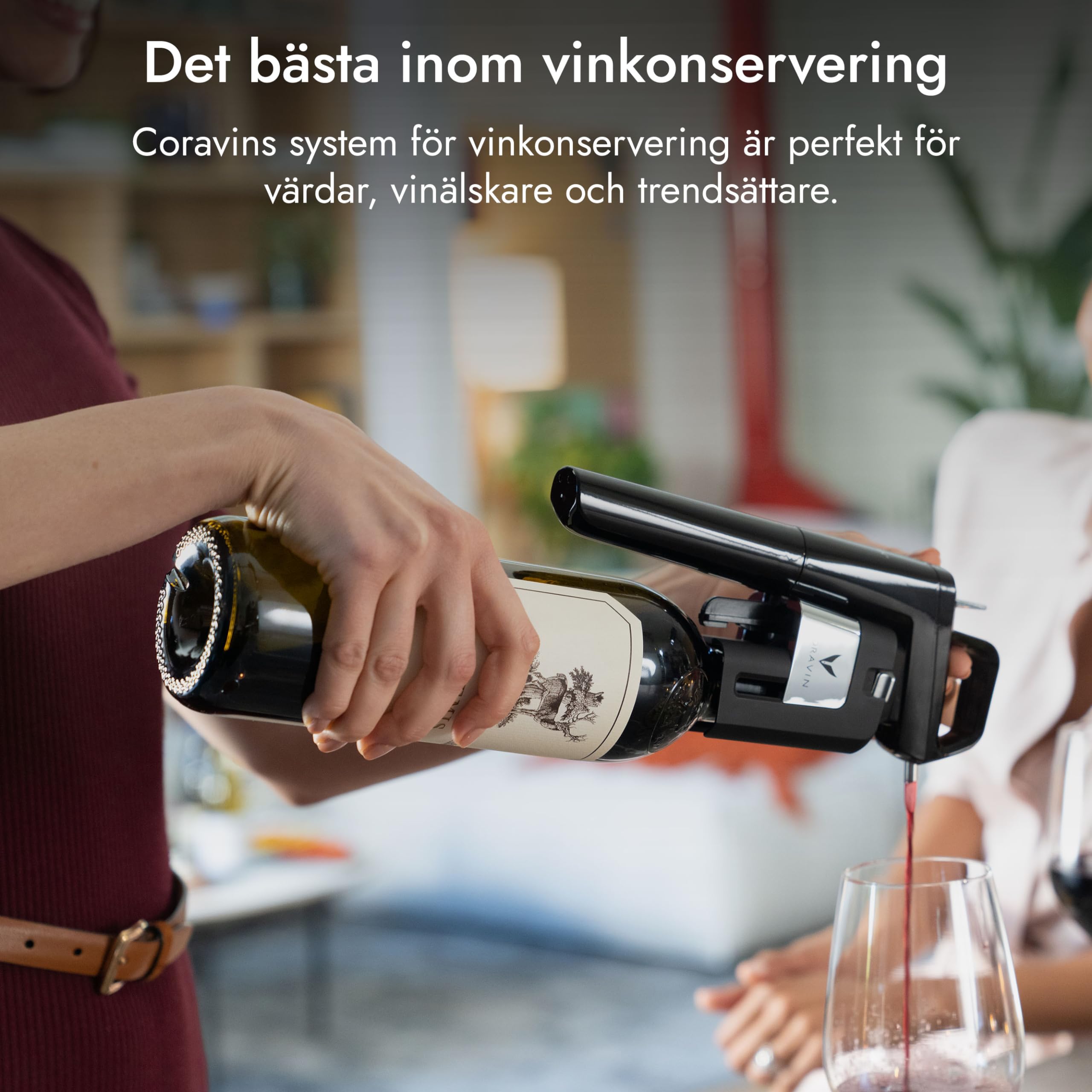Limpieza rápida de la aguja CORAVIN Timeless tras cada uso.