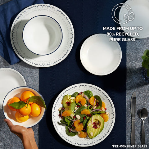 Corelle apta para microondas y lavavajillas, uso diario sin complicaciones