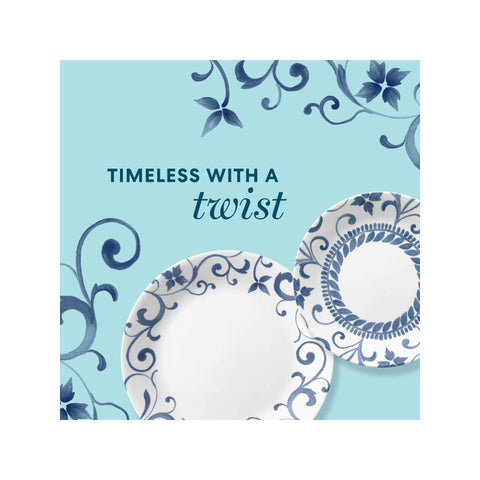 Corelle Artemis 12 piezas: tazones de cereal 18oz, aptos para desayunos y snacks
