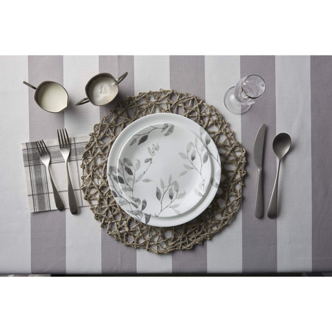 Corelle Boutique Platos y Tazones Hojas de Niebla, ideal para uso diario.