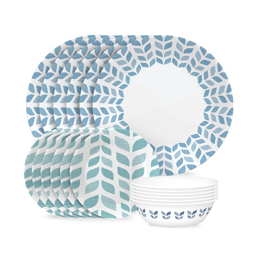Corelle Colección Global Vitrelle: platos de 10-1-4 pulgadas, duraderos para diario.