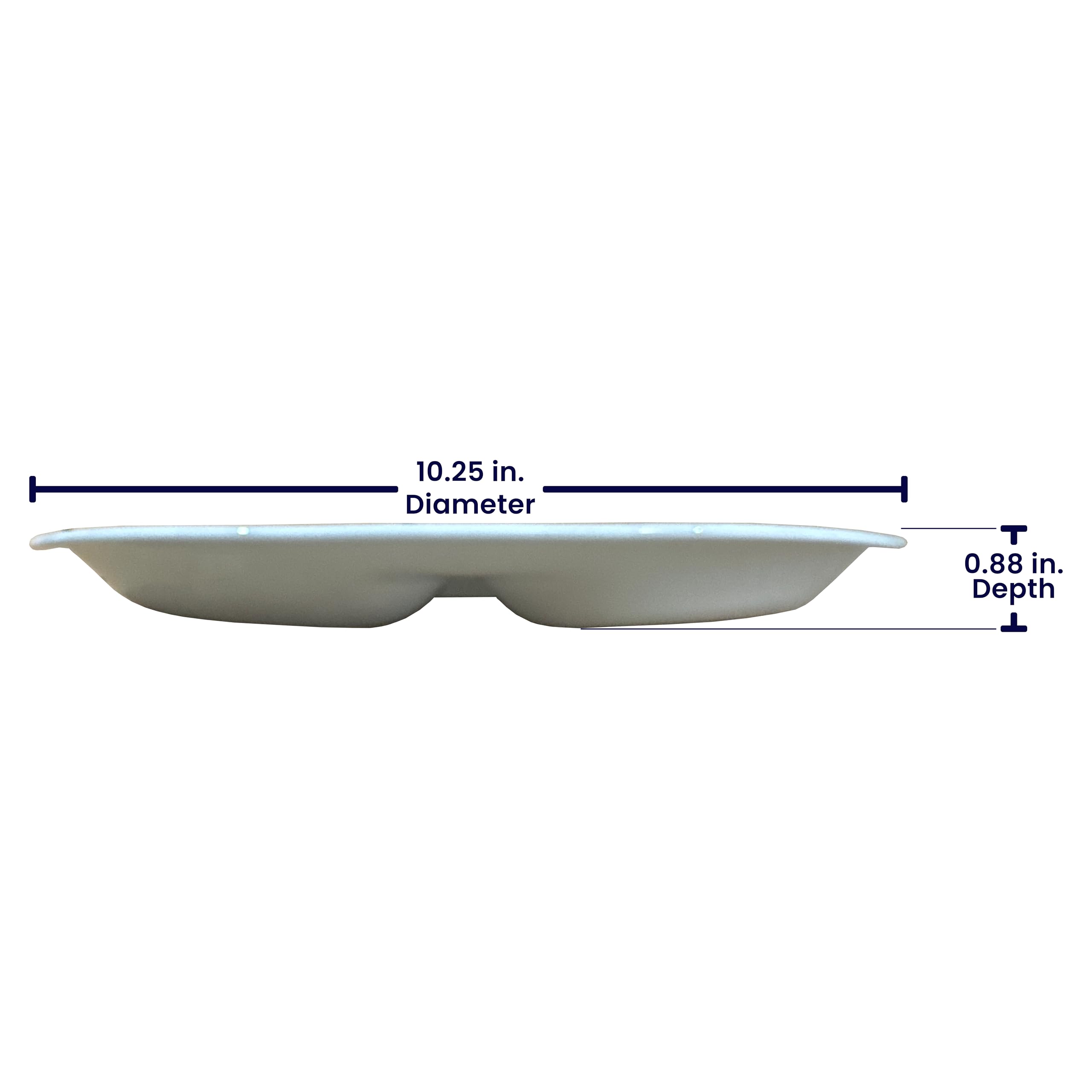 Corelle Coordinates plato dividido, dimensiones 10.25 pulgadas, diseño resistente para uso diario.