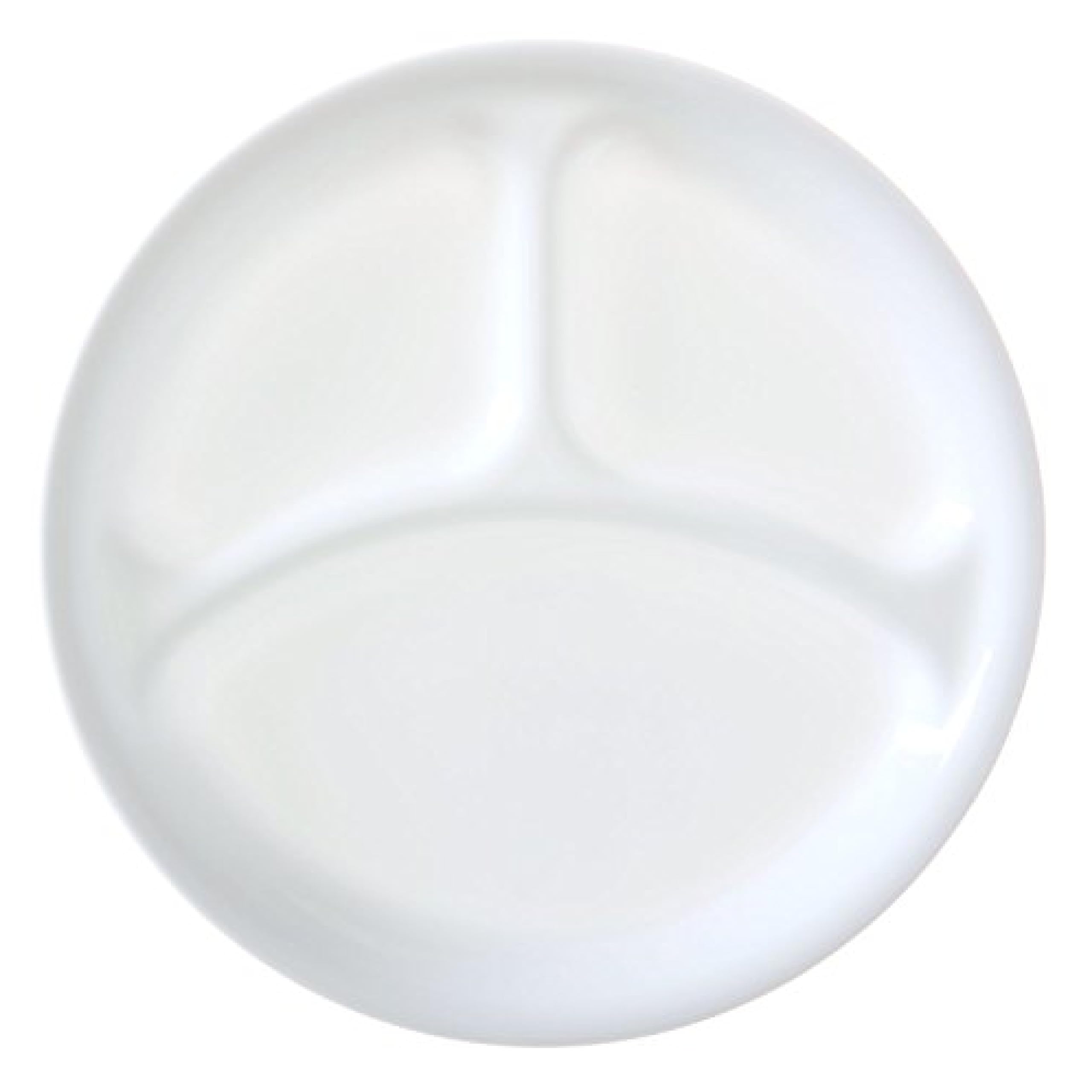 Corelle Coordinates plato dividido invierno-escarcha, juego de 8, ideal para porciones separadas.