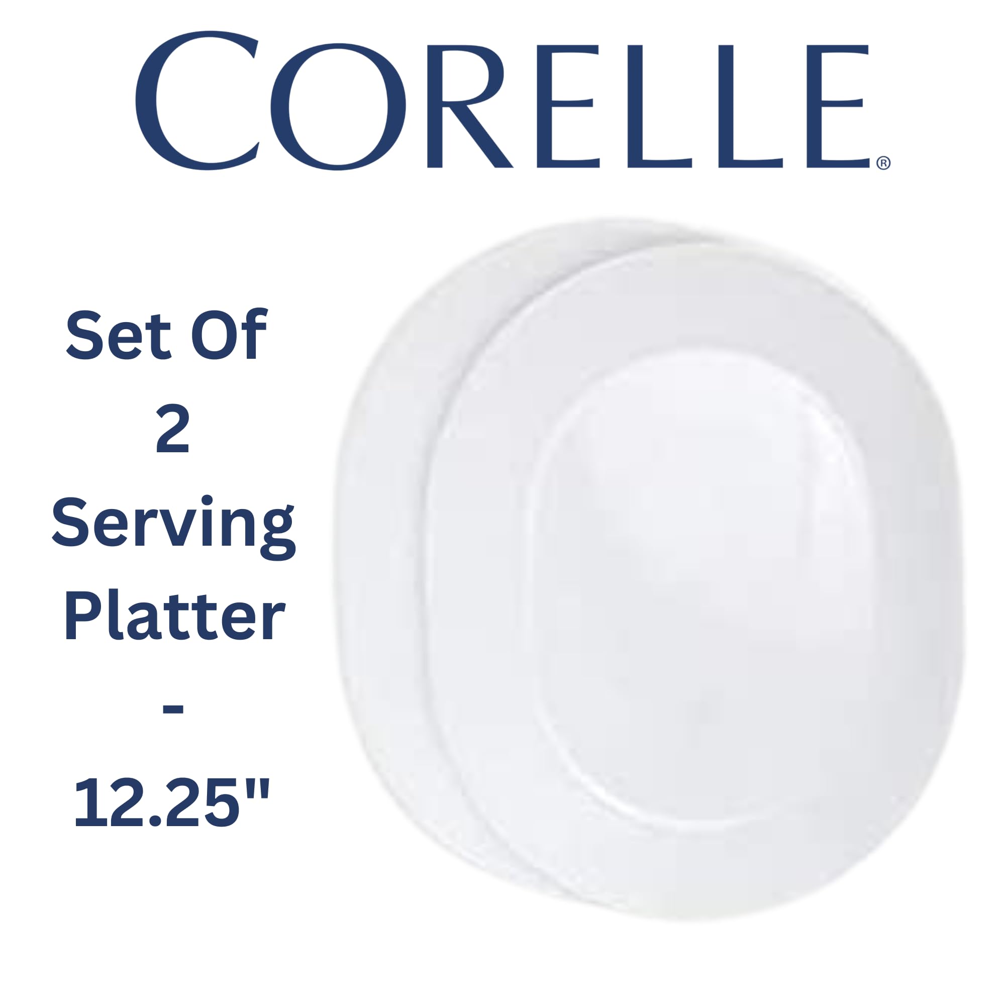 Corelle cuenco de servir 2 cuartos Blanco Invierno Escarcha para porciones uniformes