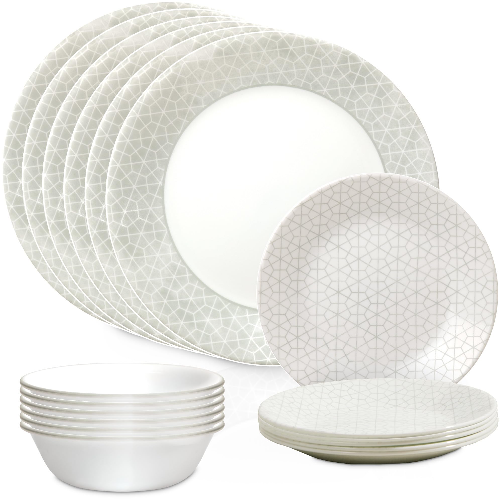 Corelle Knox: platos de cena resistentes y ligeros para uso diario y ocasiones.