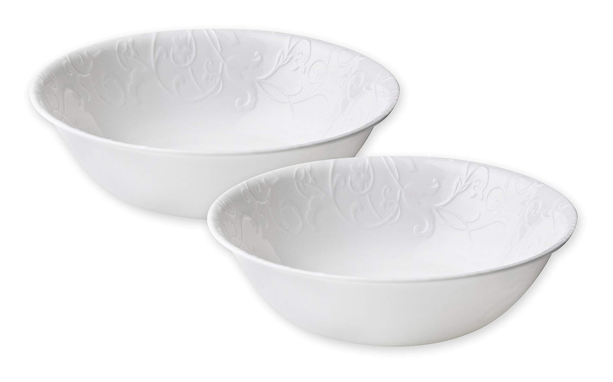 Corelle Bella Faenza: cuencos de 1 qt en juego de 2, ideales para servir aperitivos.