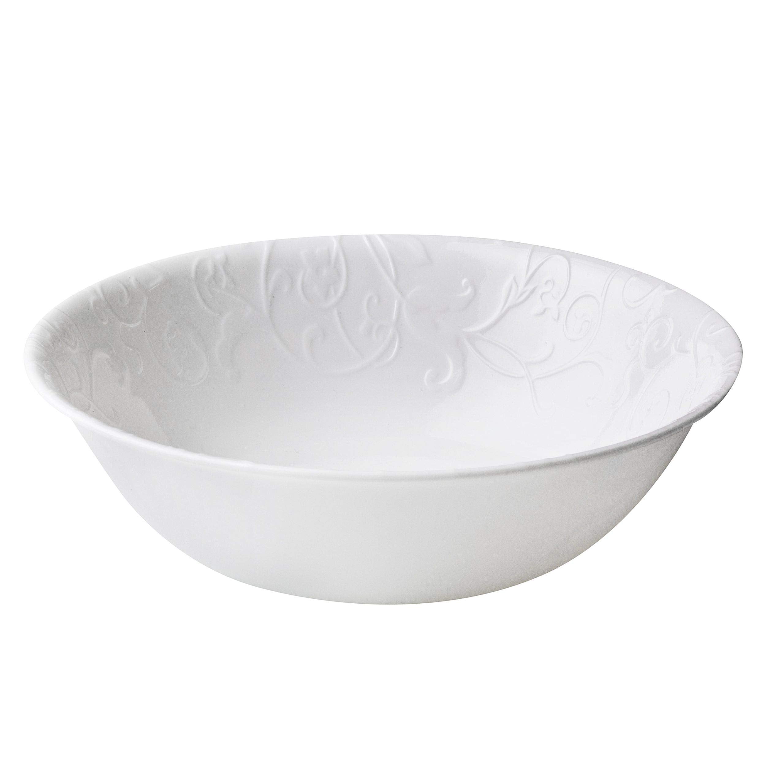 Corelle Bella Faenza: detalle en relieve que realza la mesa.