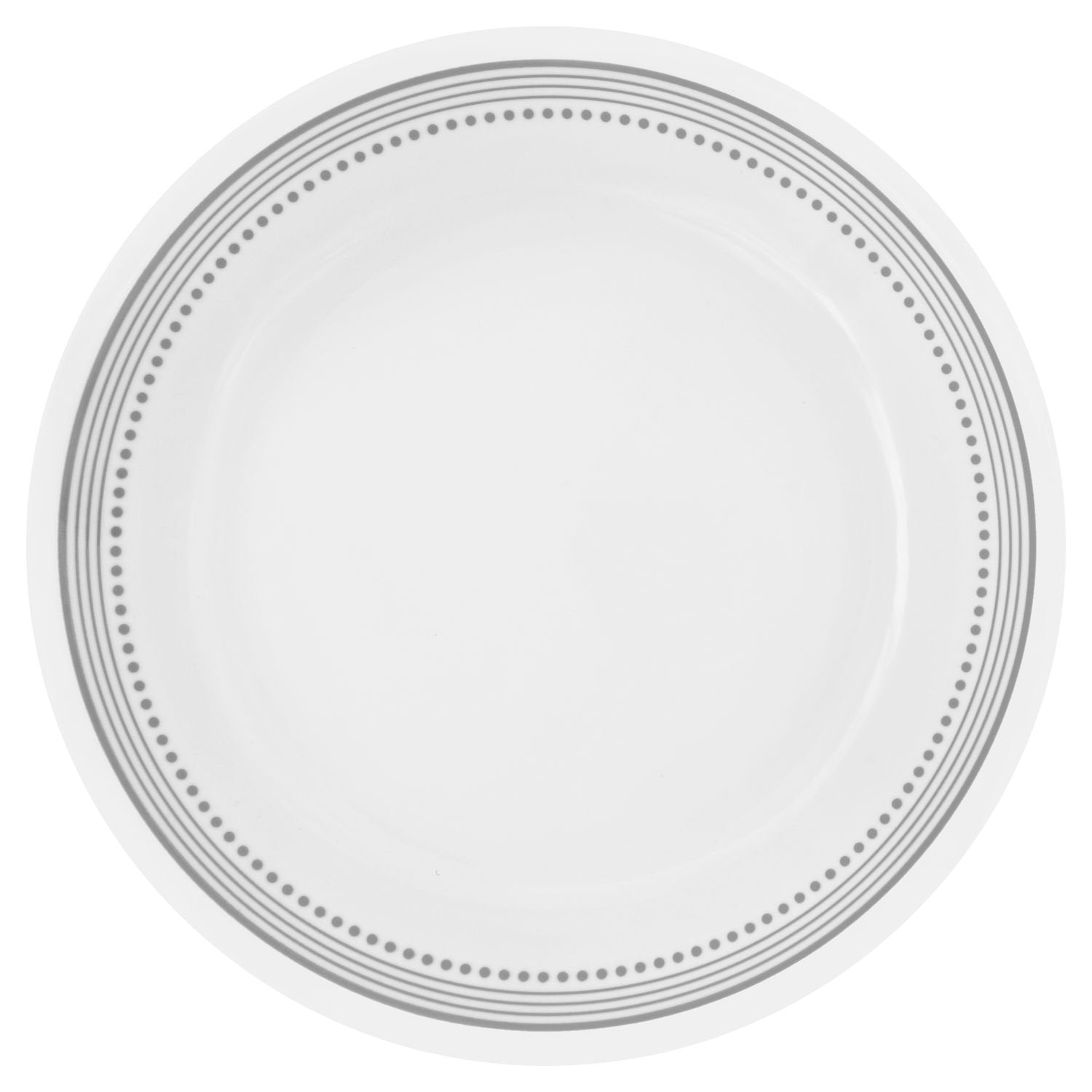 Corelle Livingware Mystic Gray: plato de almuerzo de 8,5 pulgadas, ligero y apto para microondas