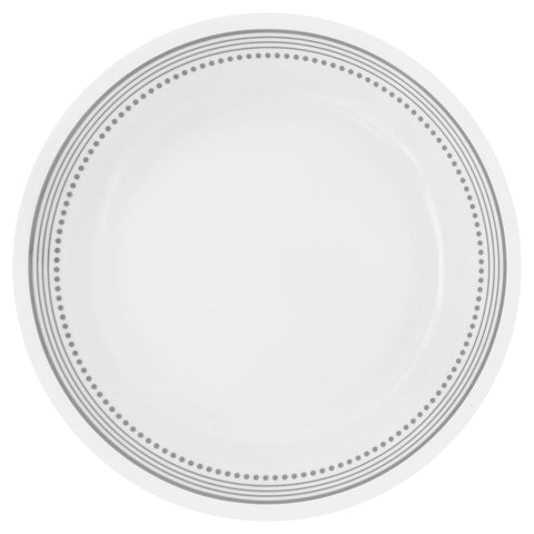 Corelle Livingware Mystic Gray: plato de almuerzo de 8,5 pulgadas, ligero y apto para microondas