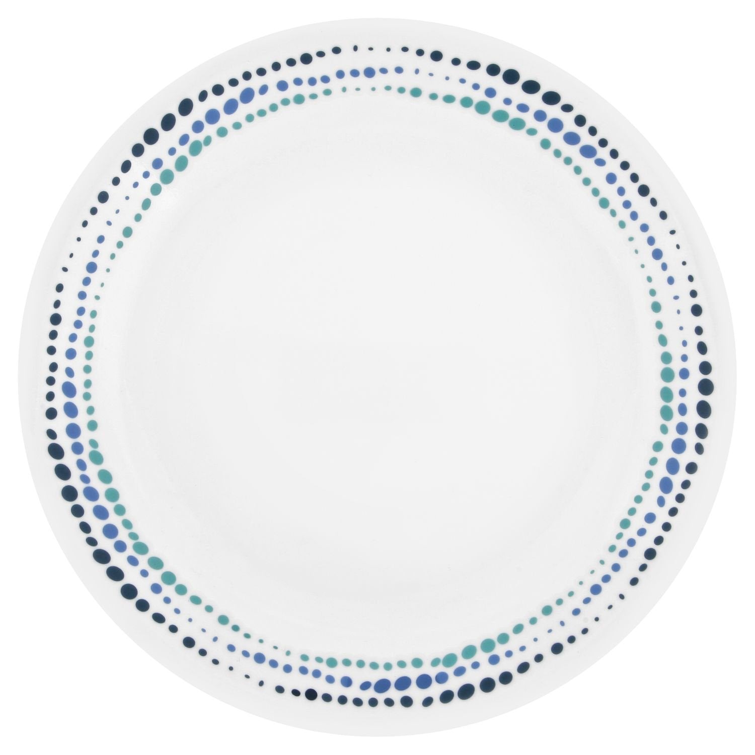 Corelle Livingware Ocean Blues plato de almuerzo 8,5 pulgadas, apto para microondas y lavavajillas