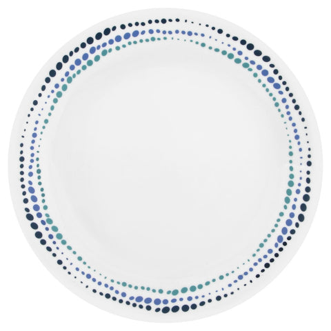 Corelle Livingware Ocean Blues, plato de cena de 26 cm apto para microondas y lavavajillas