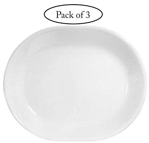 Corelle Livingware plato de servir 12-1-4 pulgadas, Winter Frost White, apto para microondas