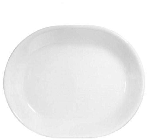 Corelle Livingware plato de servir 12-1-4 pulgadas, Winter Frost White, combina con vajillas