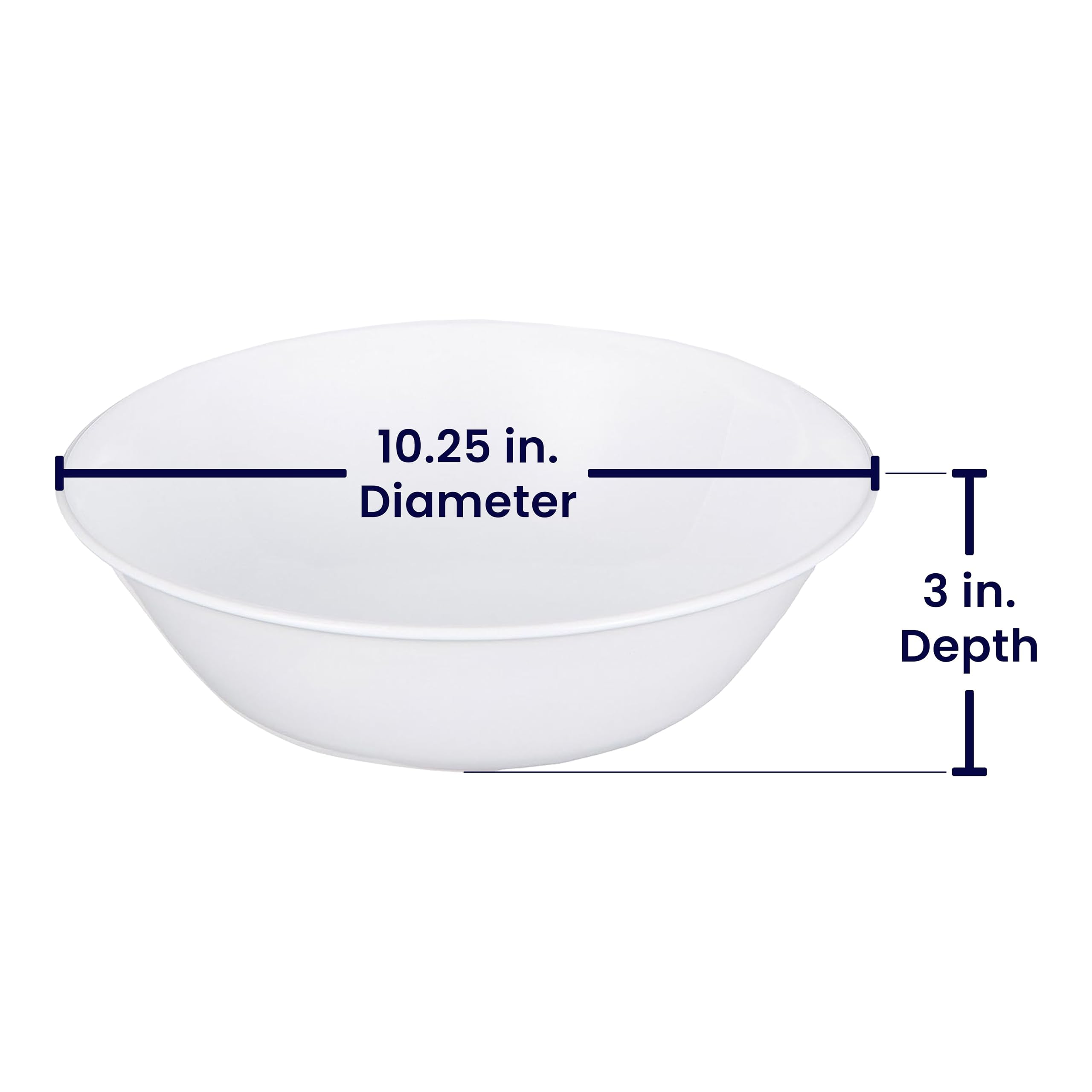 Corelle Livingware Winter Frost White: apto para horno para mantener caliente.