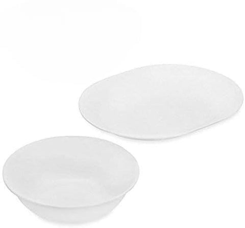 Corelle plato para servir 12-1-4 Blanco Escarcha Invernal, ideal para presentaciones elegantes y duraderas.