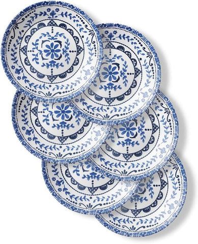 Corelle Portofino: juego de 6 platos para aperitivos y botanas.
