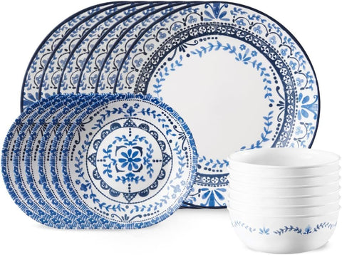 Corelle Portofino, plato de cena 1014: ideal para comidas formales en casa