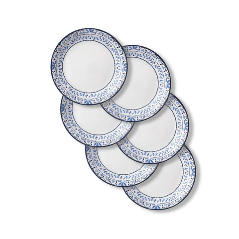 Corelle Portofino, plato de ensalada de 9 pulgadas, ligero y elegante para exteriores.