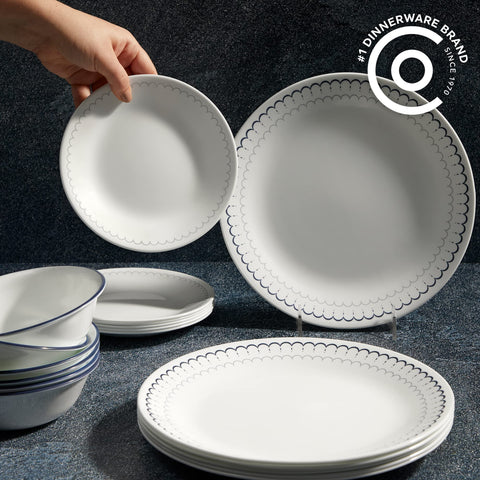 Corelle tazones de sopa y cereal de 18 oz, limpieza rápida