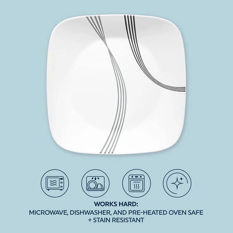 Corelle Urban Arc: tazón 22oz, ideal para sopa y cereal, duradero y lavavajillas