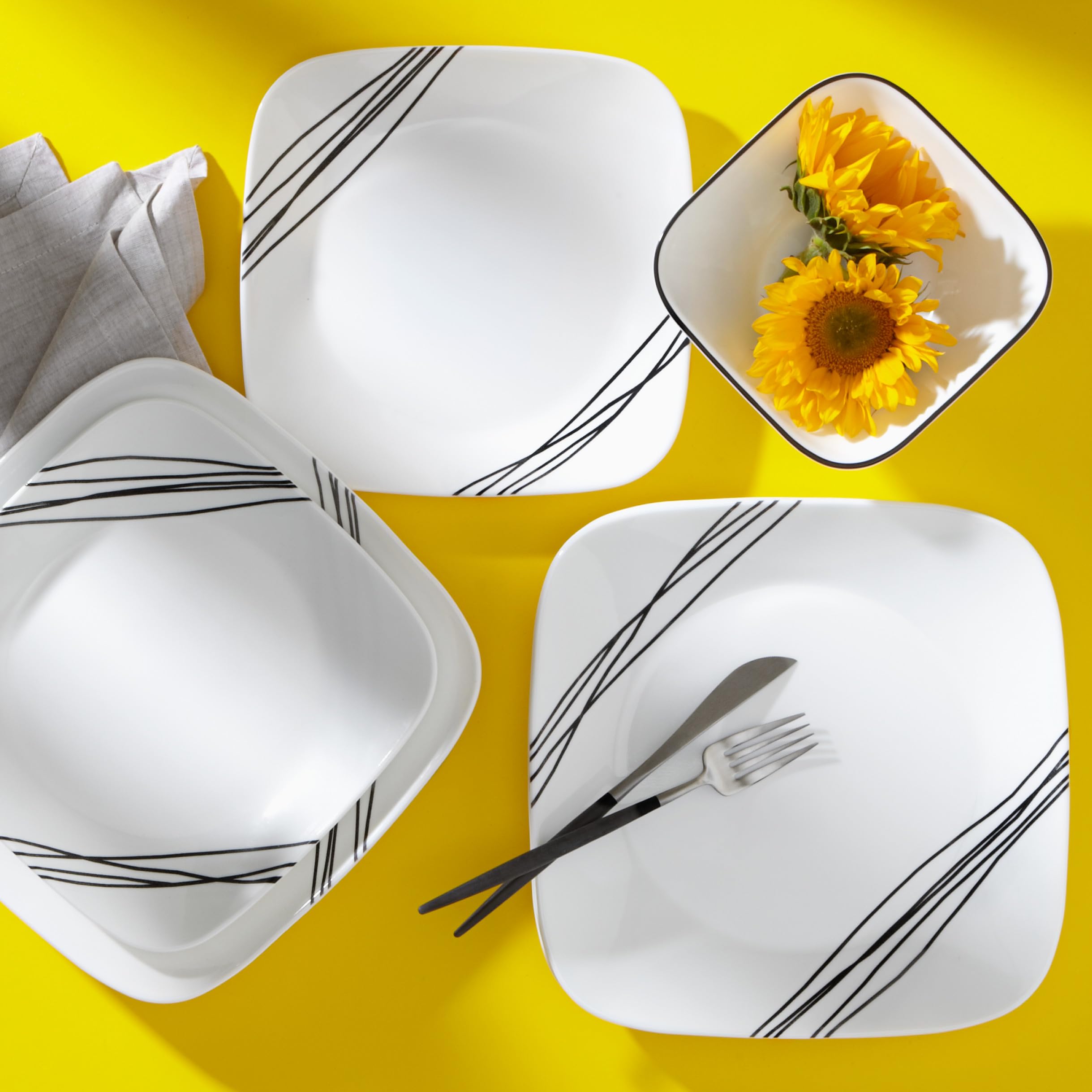 Corelle Vitrelle: cuencos de 22 oz, adecuados para sopas y cereales.
