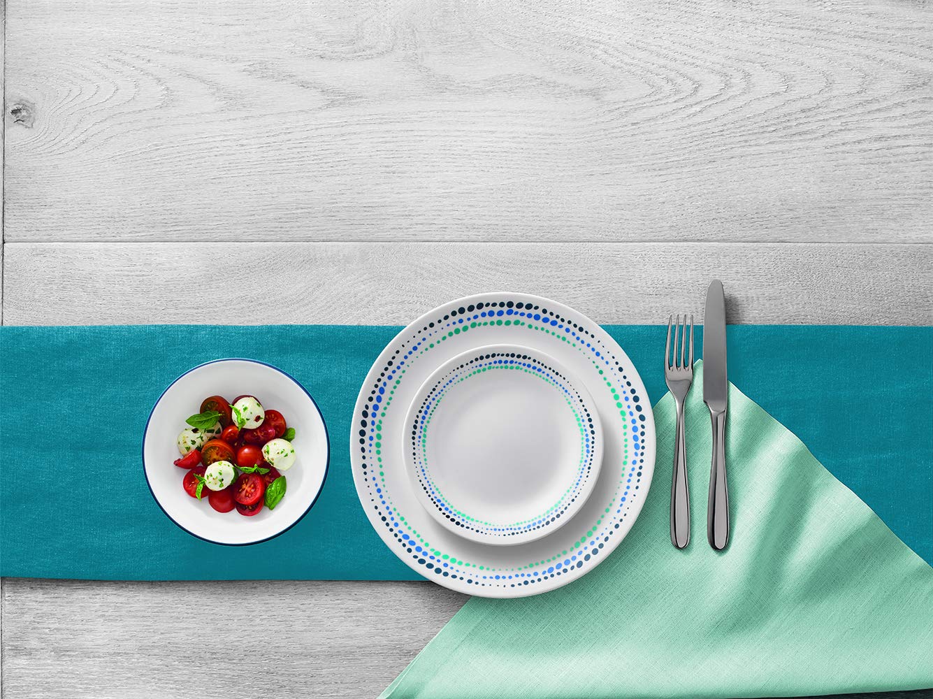 Corelle Vitrelle 18 piezas: resistencia a astillas para uso diario.
