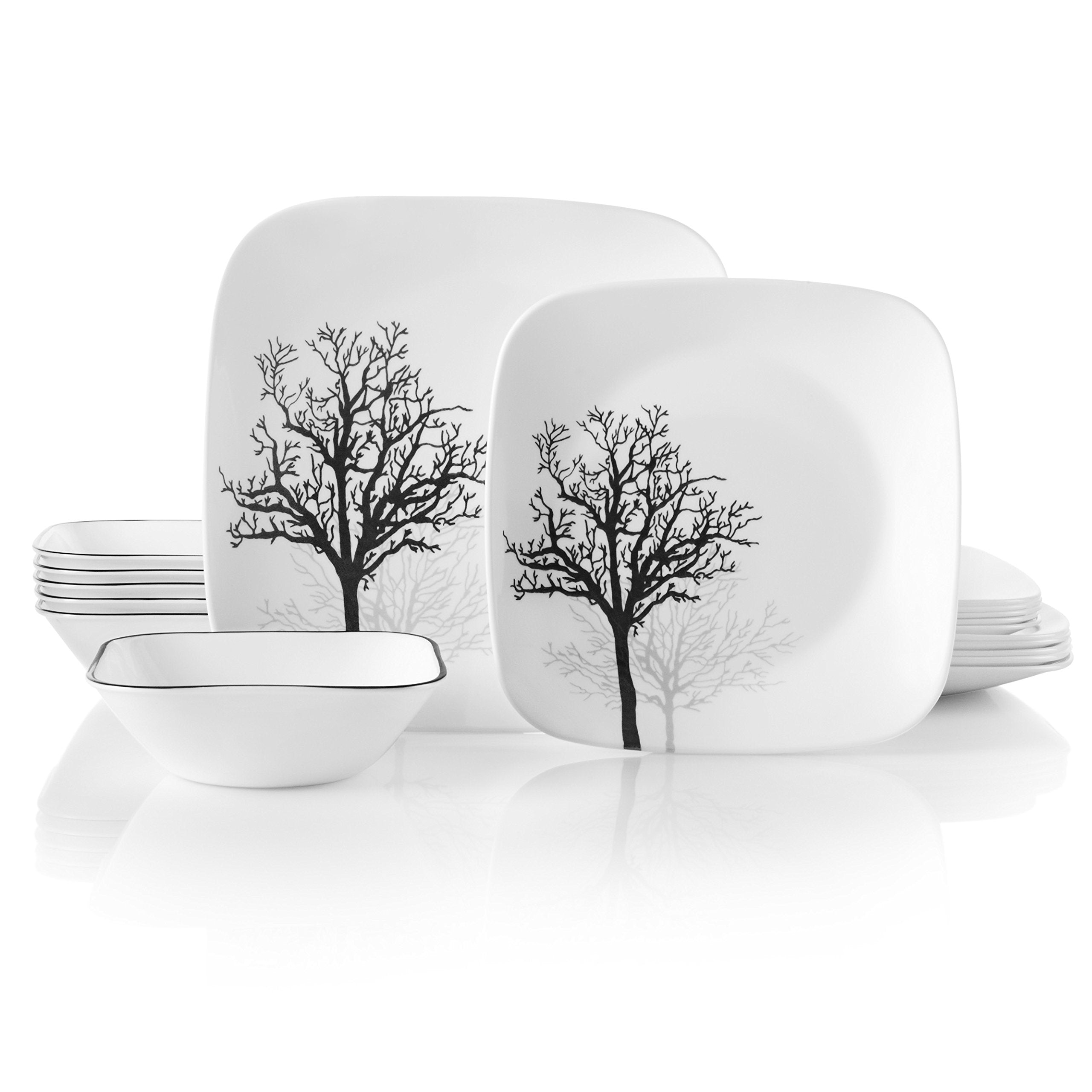 Corelle Vitrelle, platos de cena 10,5 pulgadas, ligeros y aptos para uso diario