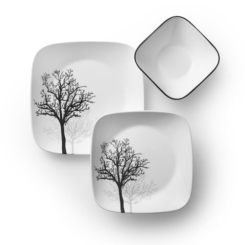 Corelle Vitrelle, platos de ensalada de 9 pulgadas, elegantes y aptos para microondas