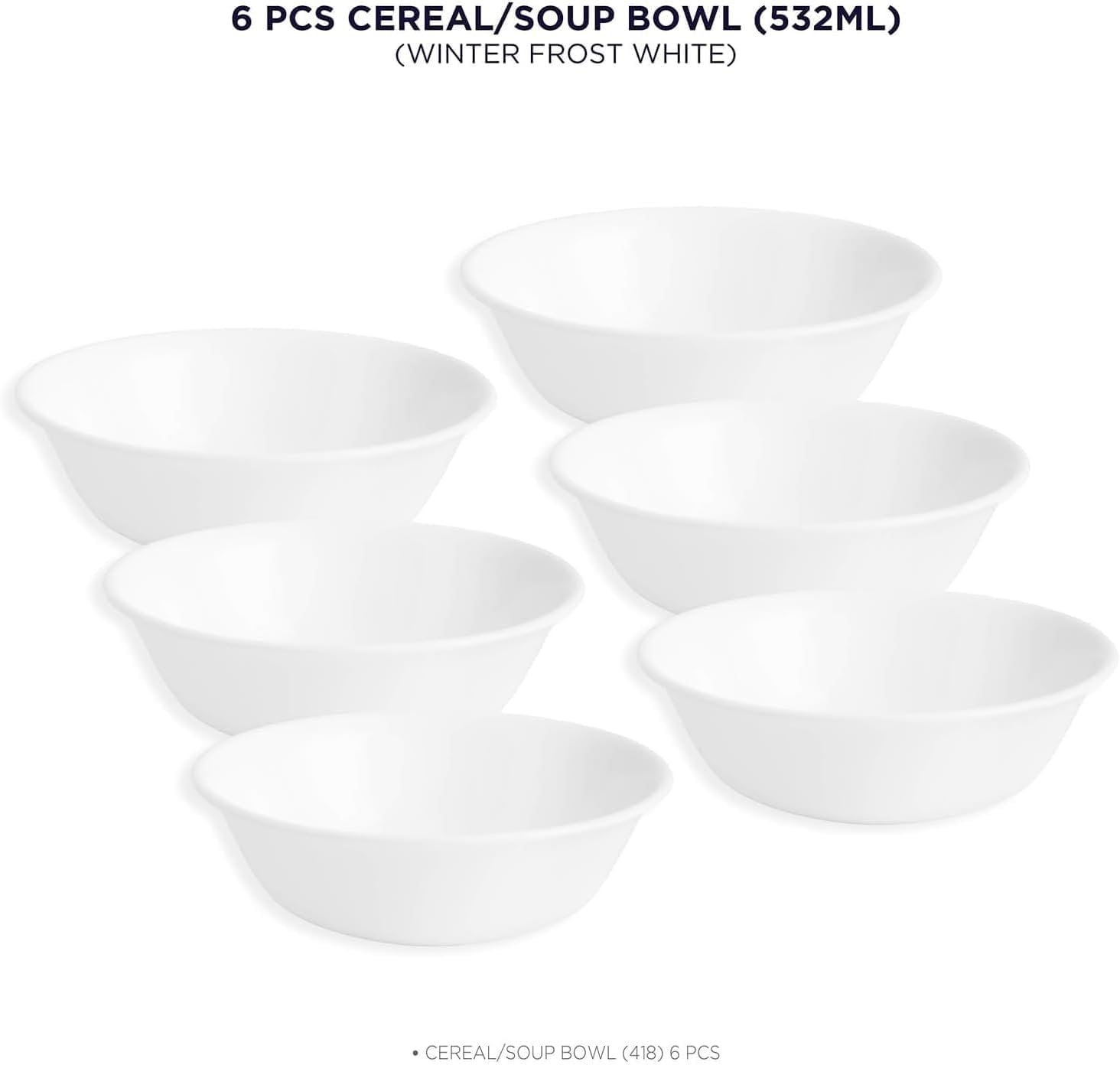 Corelle Vitrelle detalle de borde blanco para contraste elegante.