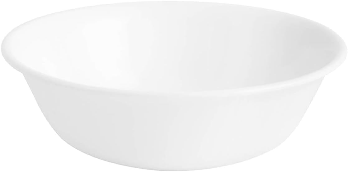 Corelle Vitrelle diseño-clasico-blanco: estilo atemporal para cualquier mesa.