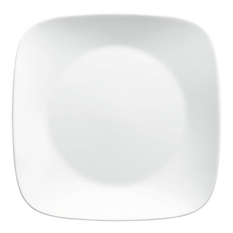 Corelle Vitrelle plato cuadrado 9 pulgadas, apto para microondas y lavavajillas, uso diario