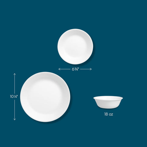 Corelle Vitrelle resistencia a astillas, cocina diaria más confiable.