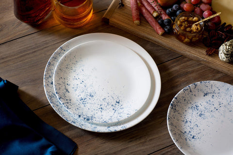 Corelle Vitrelle, tazones sopa índigo, perfectos para comidas familiares.