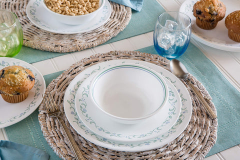 Corelle Vitrelle, vidrio de triple capa, resistente y fácil de usar diariamente.