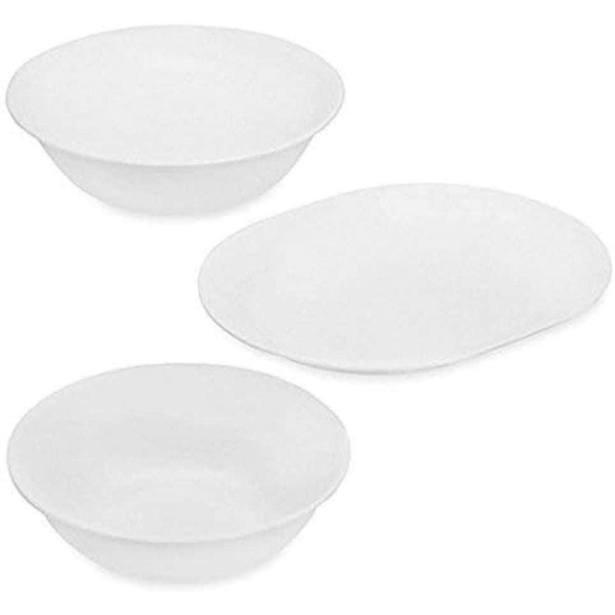 Corelle White: tazón 1 qt para porciones diarias y uso en microondas