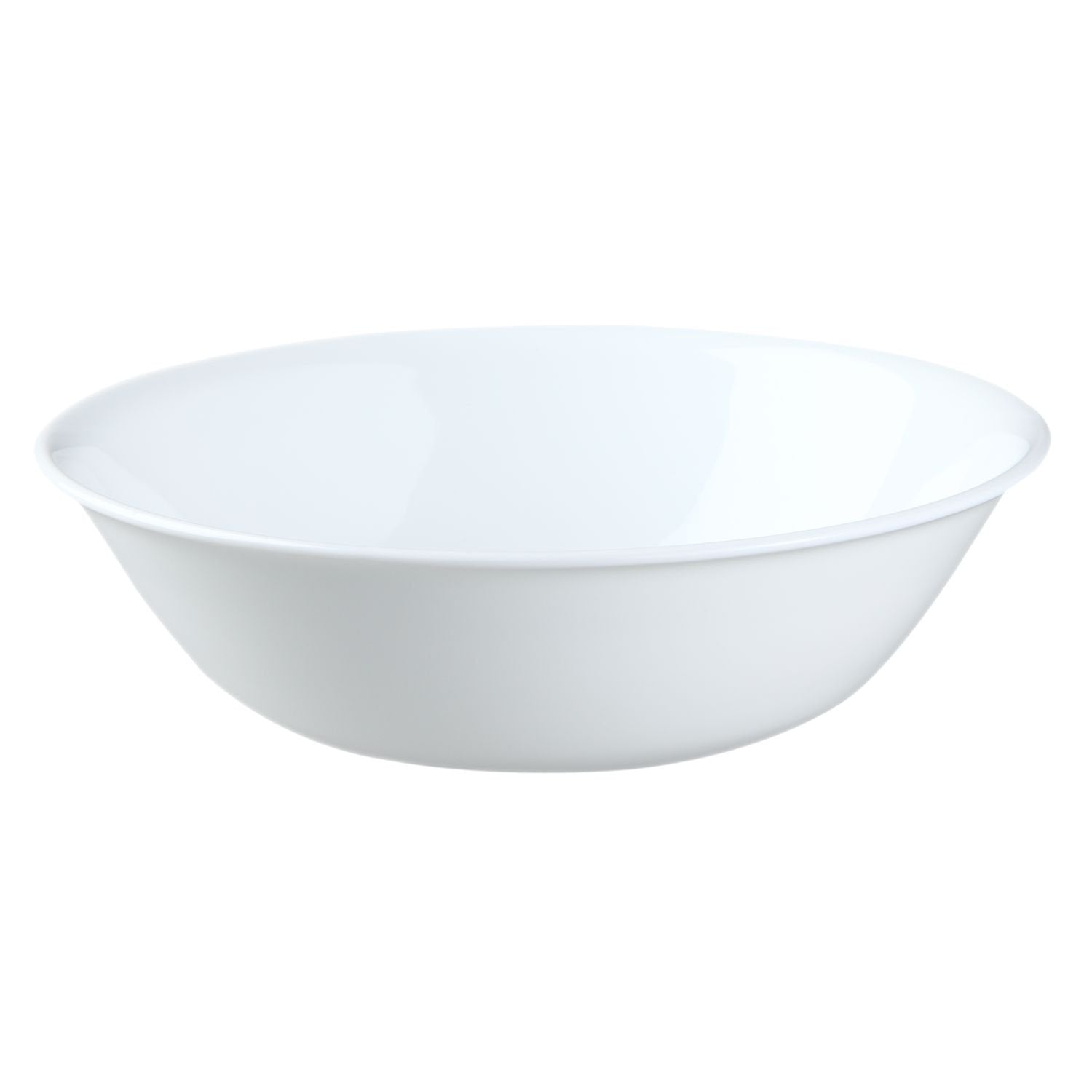 Corelle Winter Frost tazón de servir, perfecto para ensaladas y postres, fácil de limpiar.