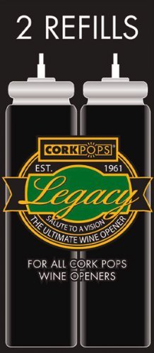 Cork Pops cartucho de recarga en caja trasera, ideal para cenas y reuniones